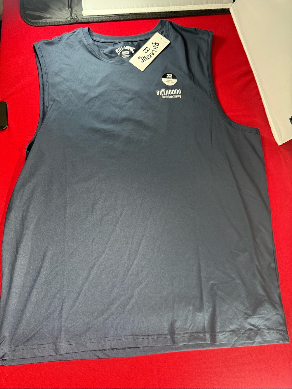 Billabong Men's Performance Tank Top - Navy Blue